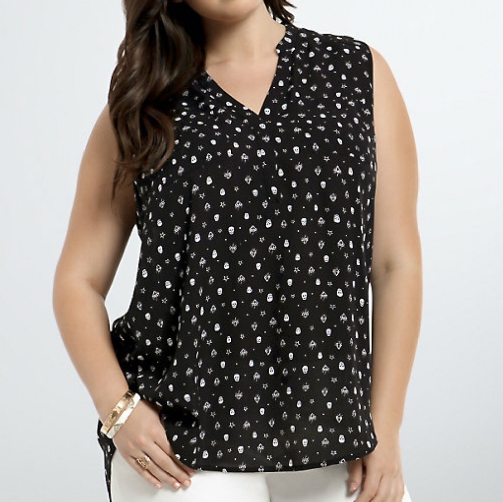 Torrid Georgette High-Low Tank 3X